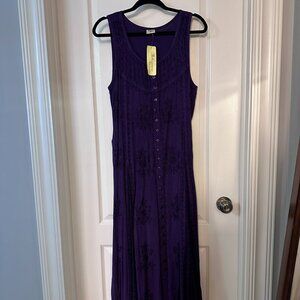 NWT Purple Summer Sleeveless Dress